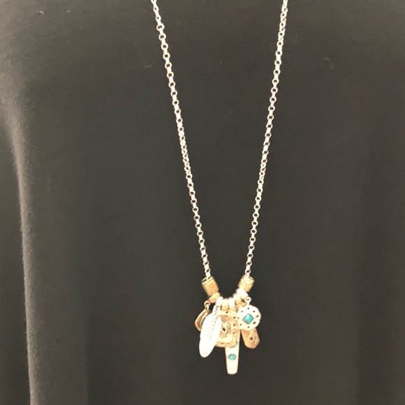 Silpada Sterling Brass Charm Shore Thing Necklace - Picture 2 of 8